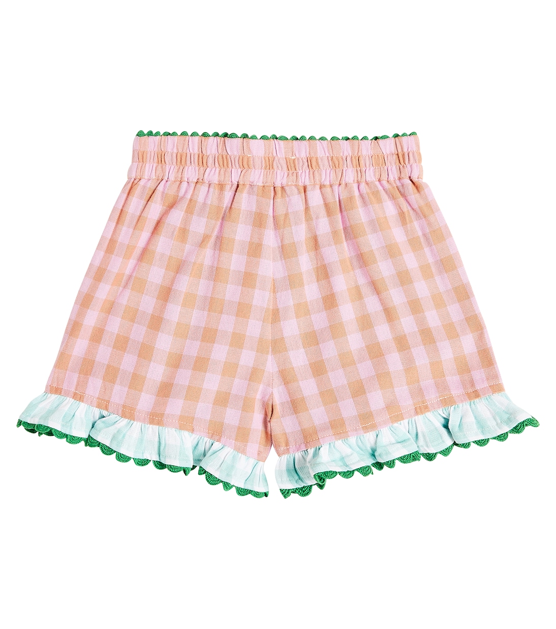 Checked cotton shorts | Stella McCartney Kids