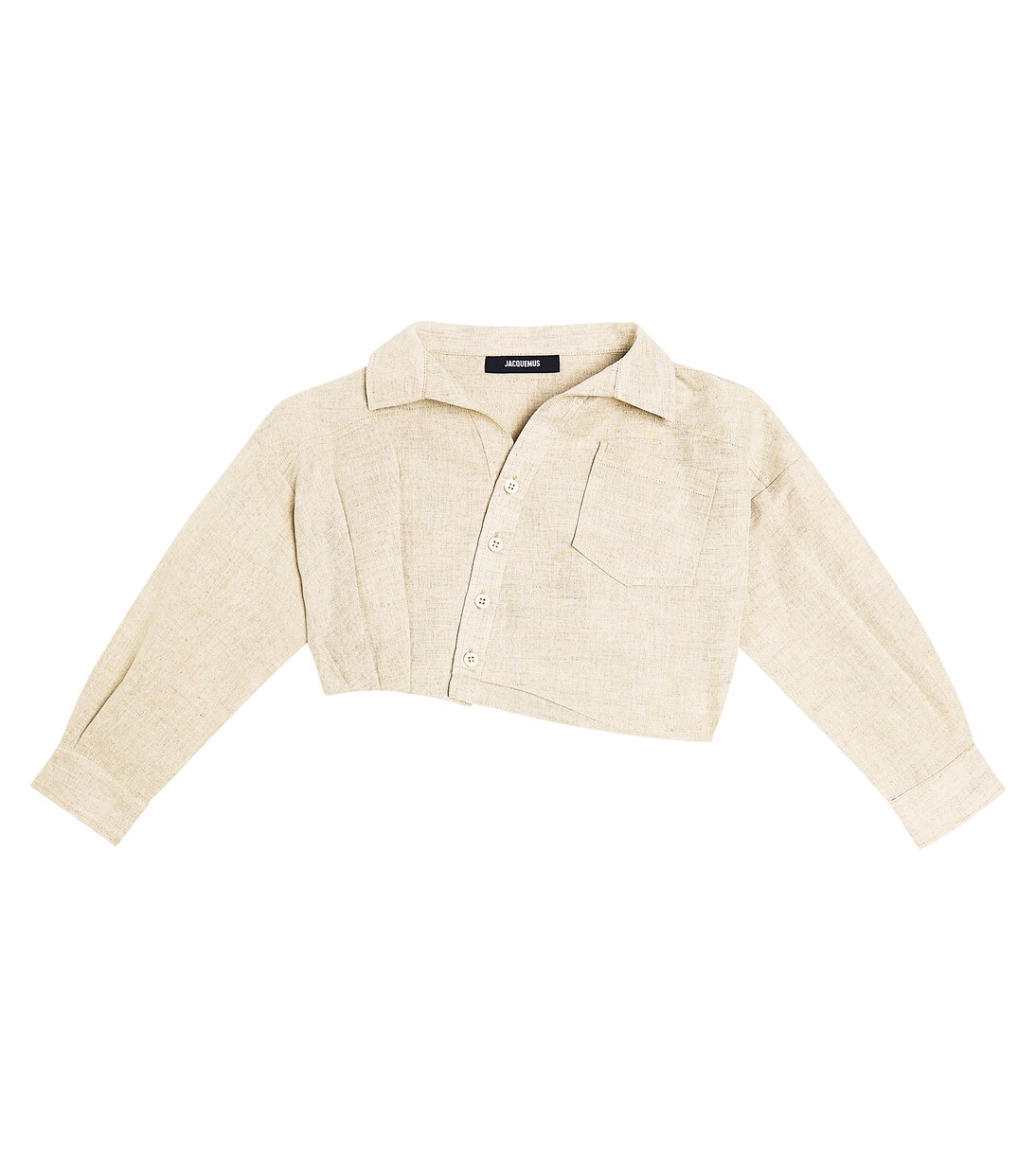 La Chemise Mejean linen and cotton top | Jacquemus Enfant