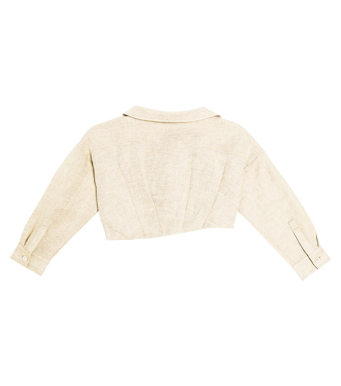 La Chemise Mejean linen and cotton top | Jacquemus Enfant