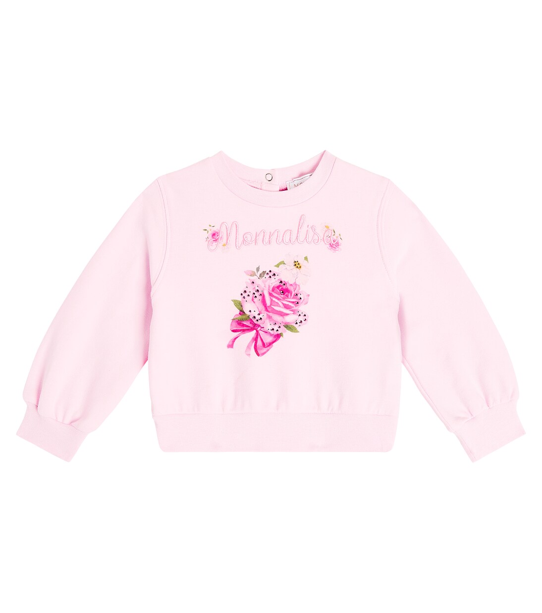 Baby printed cotton-blend sweater | Monnalisa