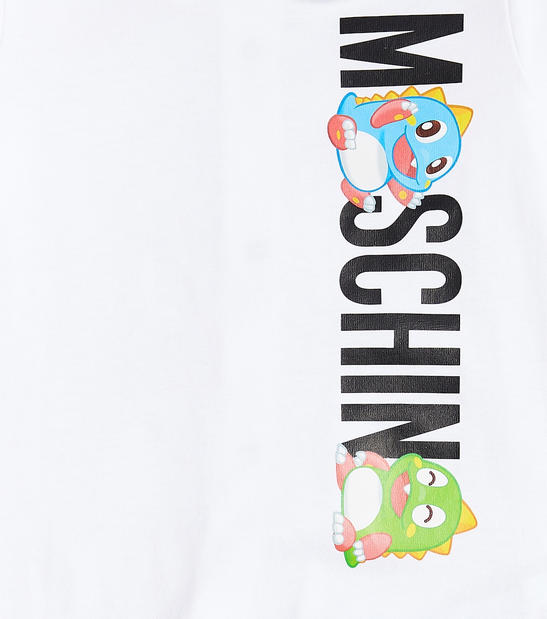 Baby - Tutina in jersey di cotone con stampa | Moschino Kids