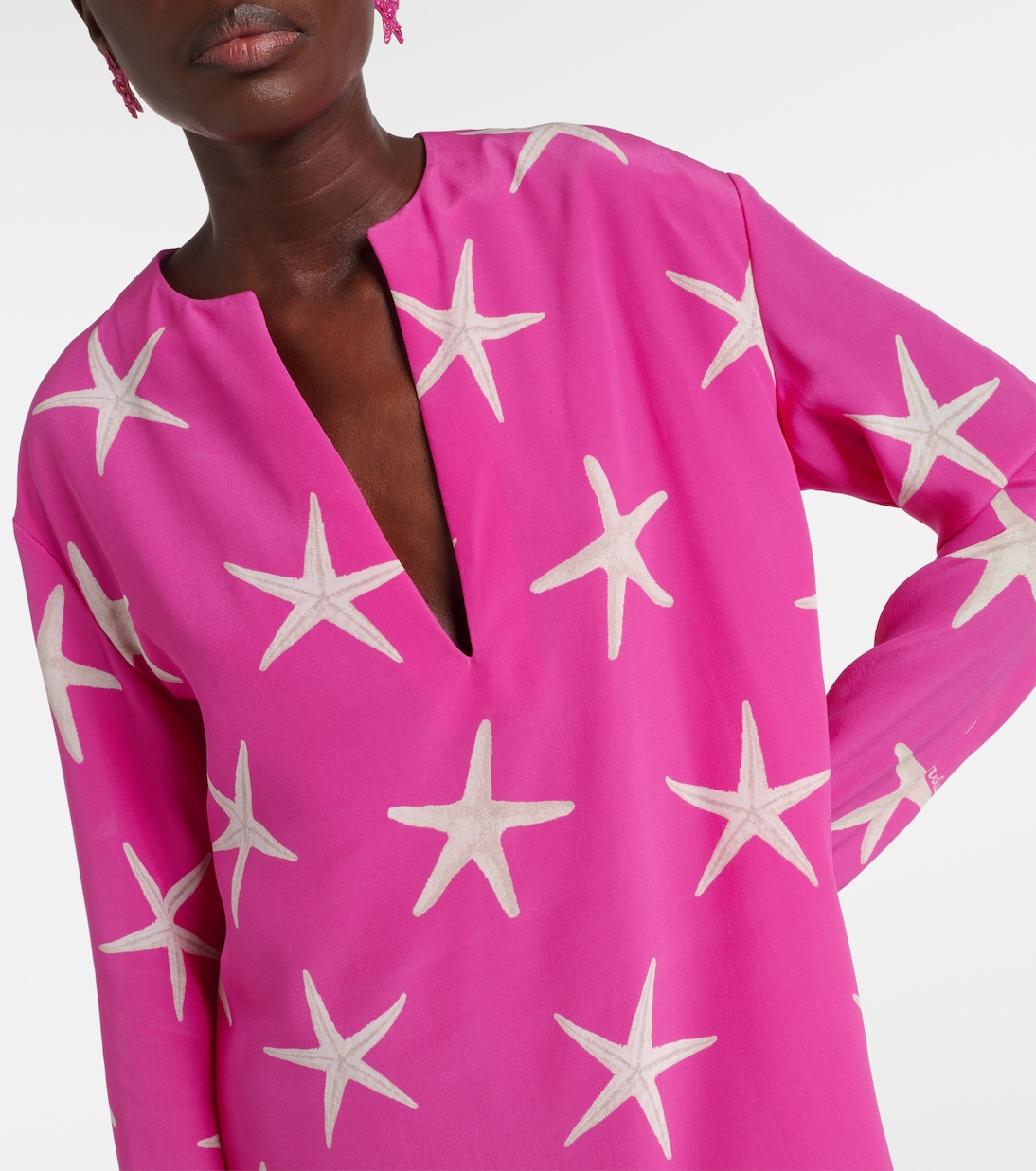 Kaftan Starfish aus Seide | Valentino
