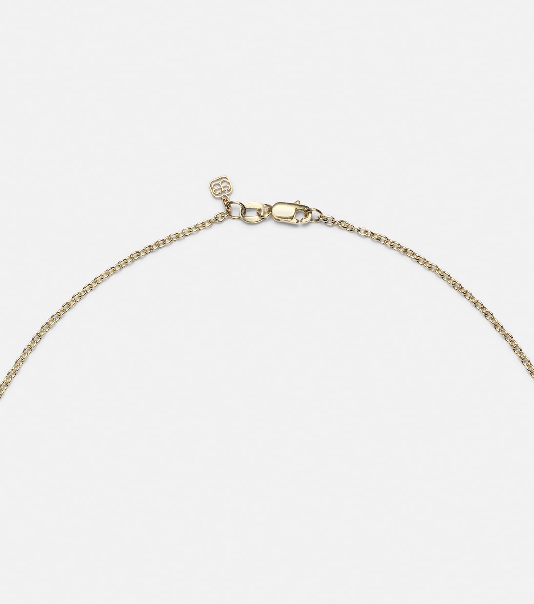 Large Evil Eye 14kt gold chain necklace with diamonds and turquoise | Sydney Evan