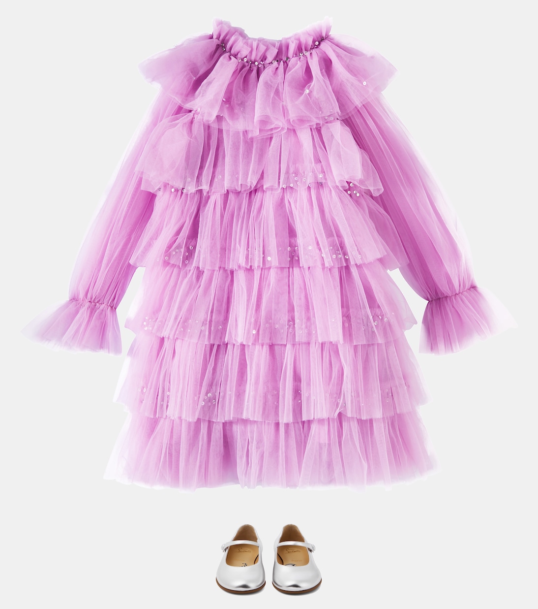 Luminous sequined tulle dress | Tutu Du Monde