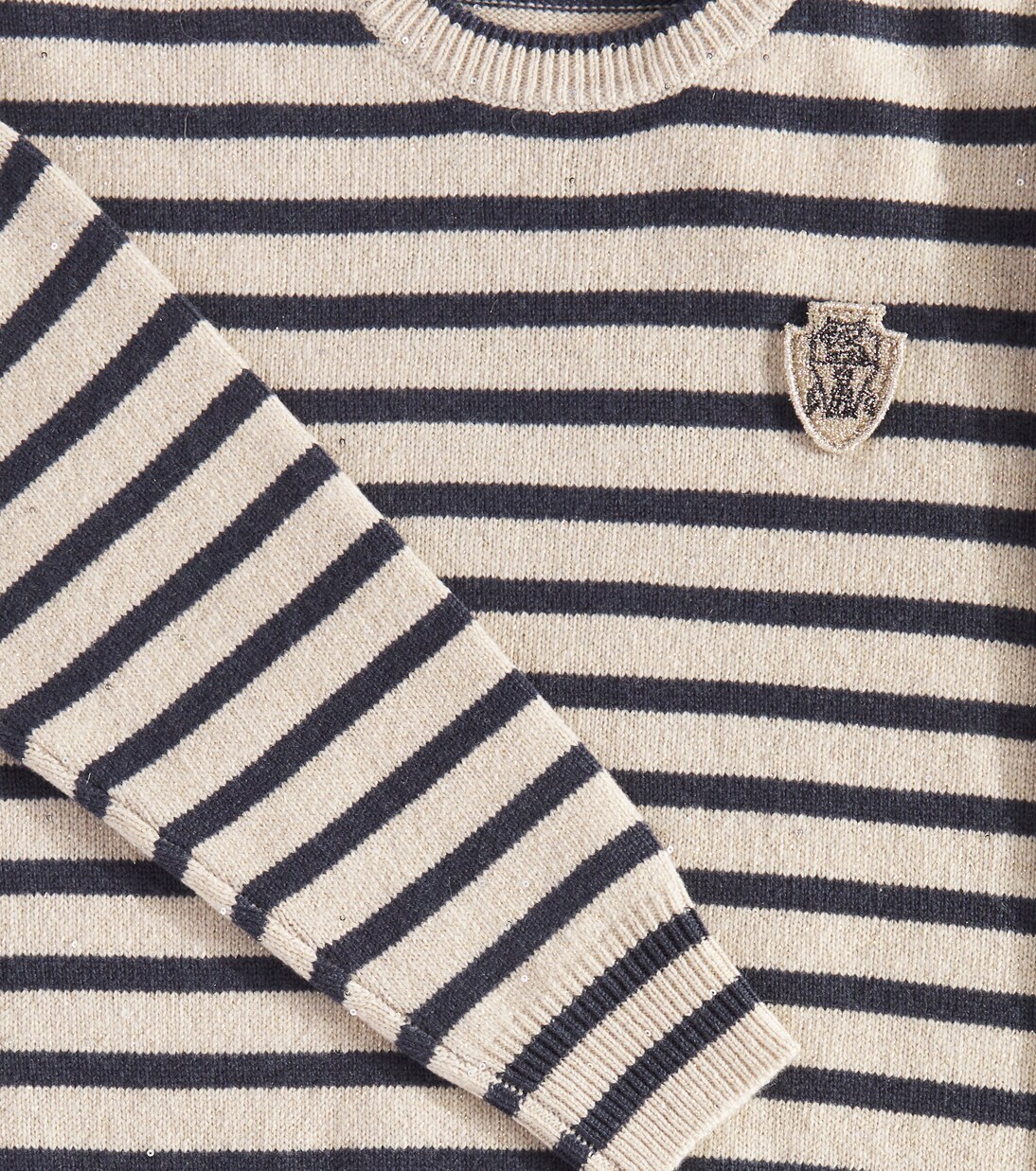 Striped cashmere and wool sweater | Brunello Cucinelli Kids
