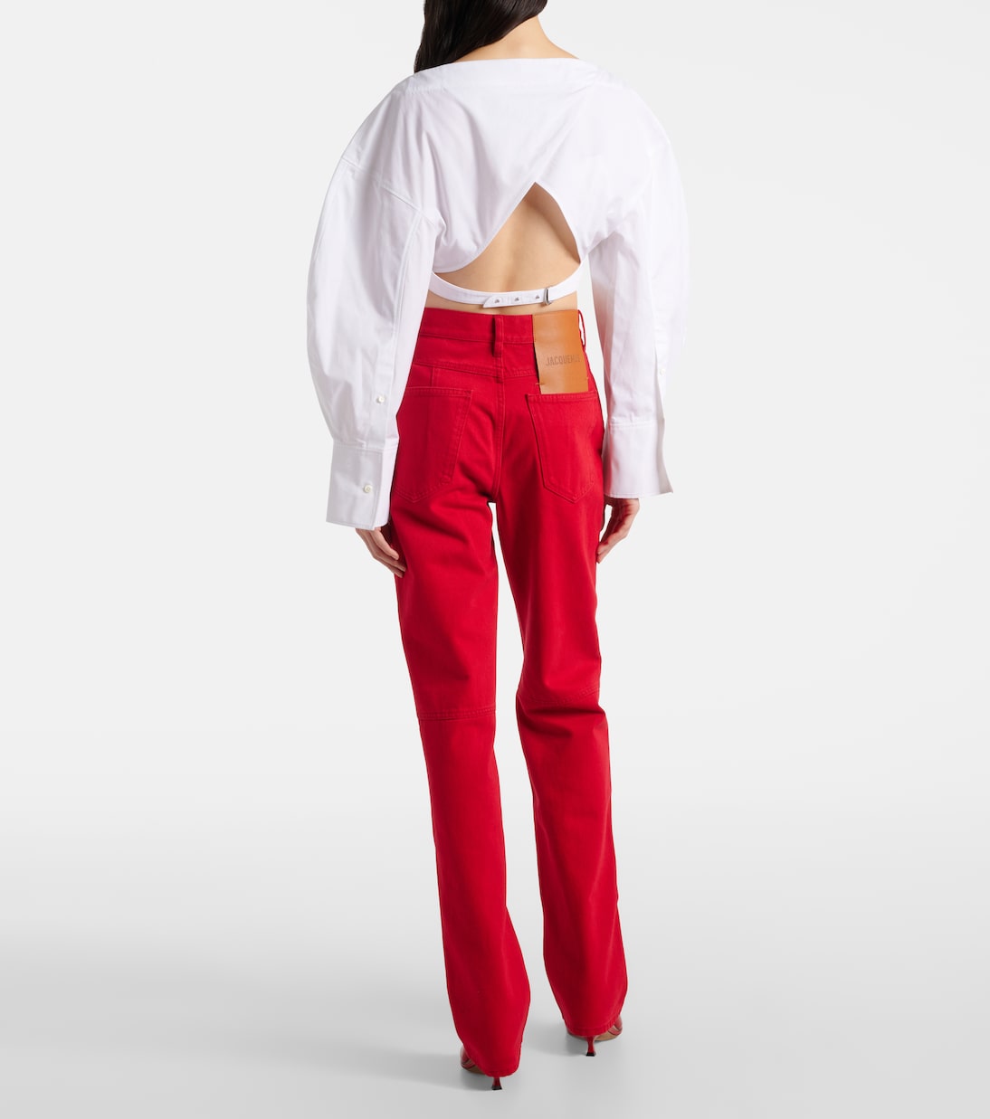 De-Nîmes high-rise straight jeans | Jacquemus