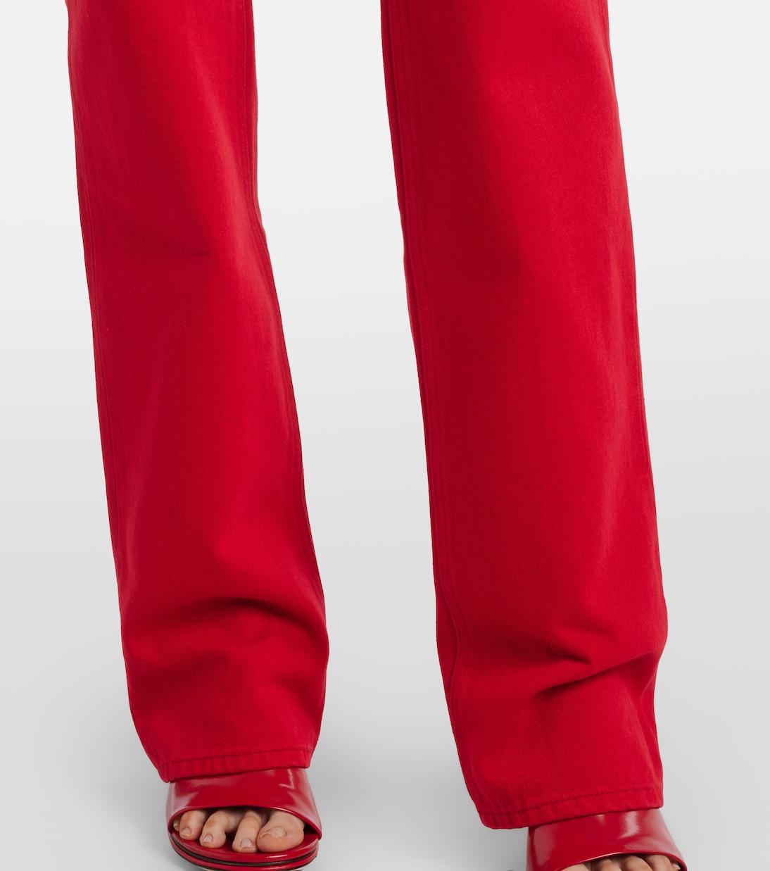 De-Nîmes high-rise straight jeans | Jacquemus