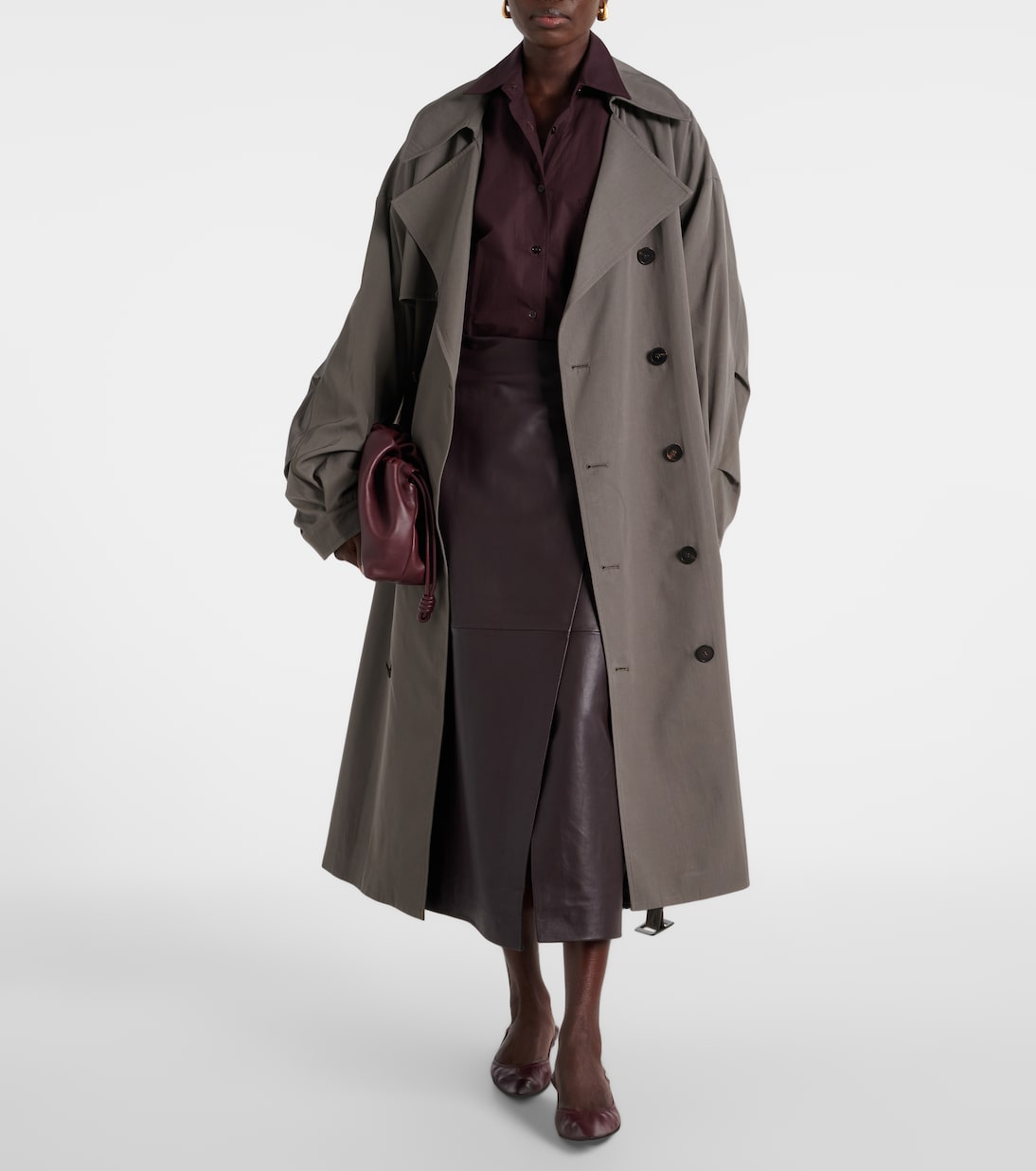 Mavis oversized trench coat | The Frankie Shop
