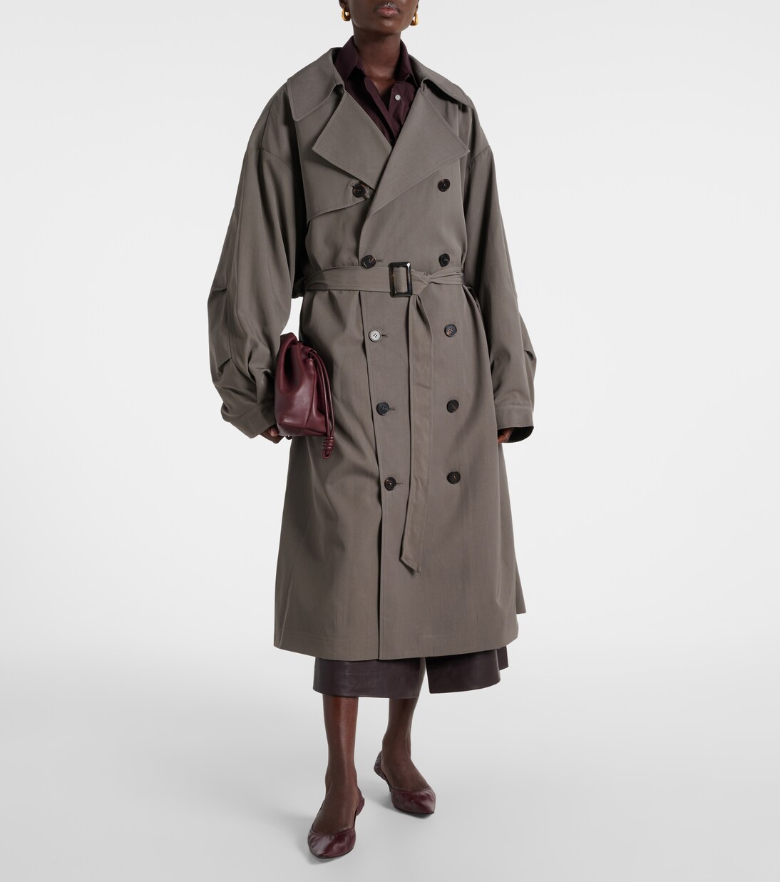 Mavis oversized trench coat | The Frankie Shop