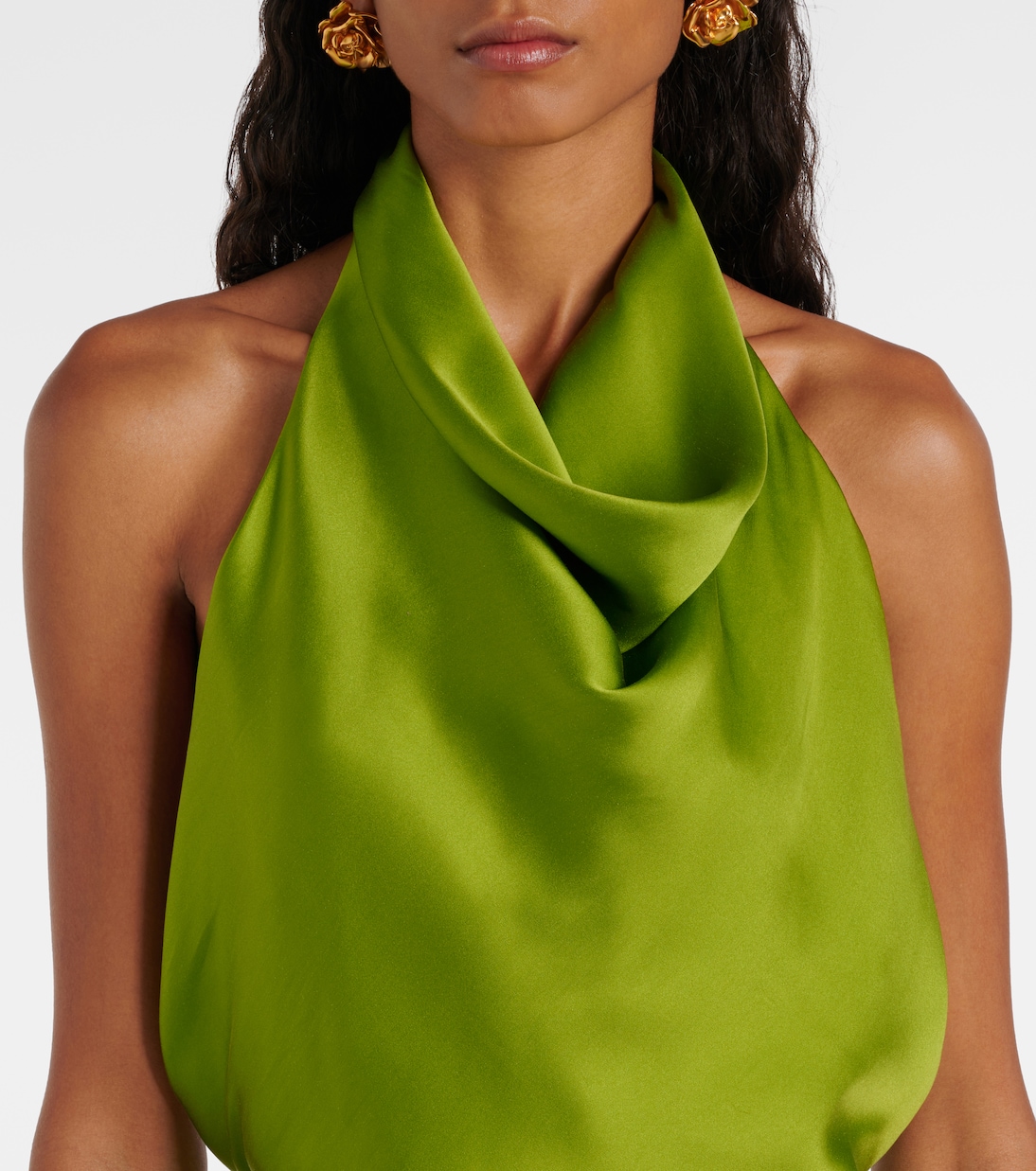 Midikleid aus Seidensatin | Magda Butrym