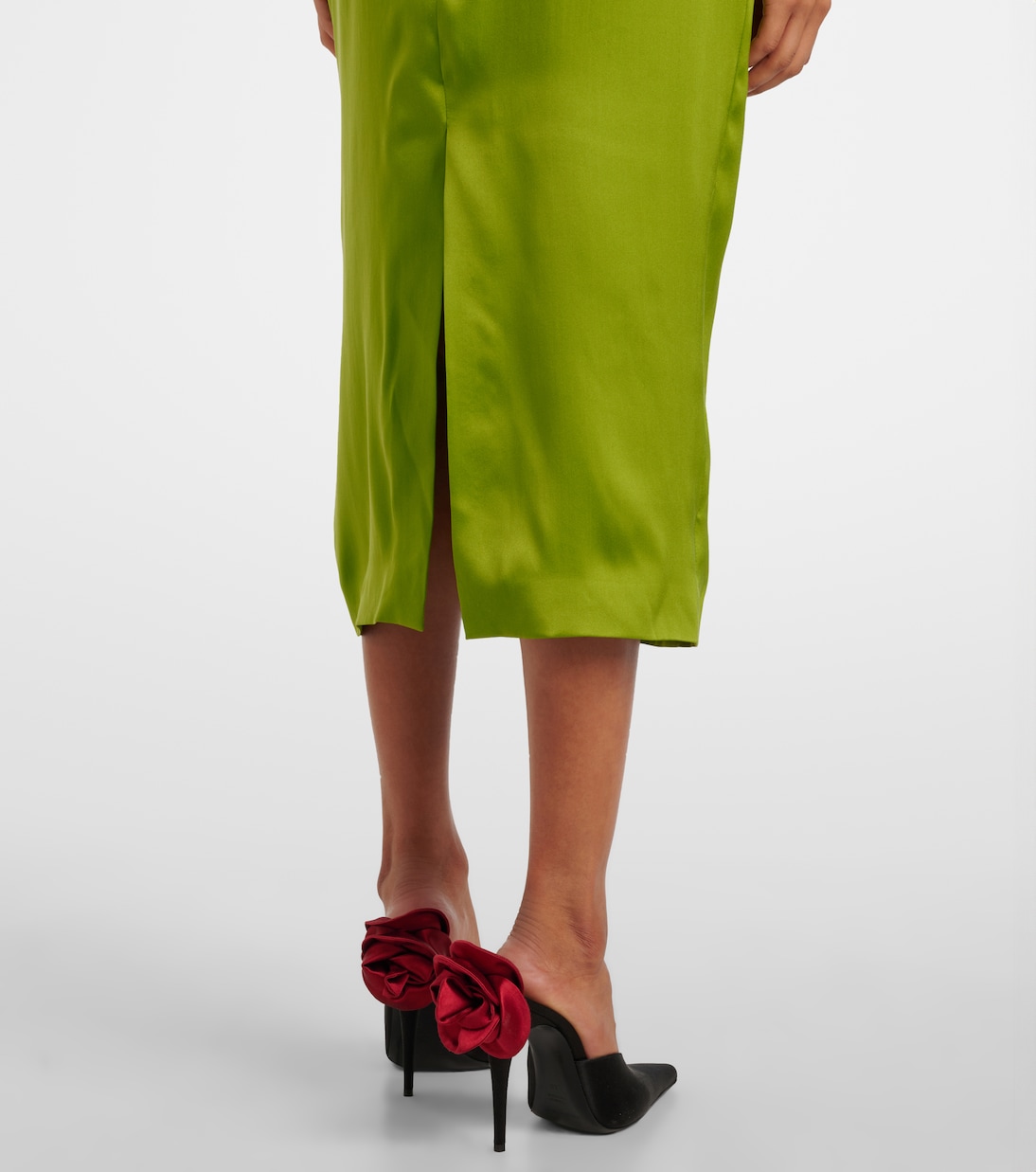 Midikleid aus Seidensatin | Magda Butrym