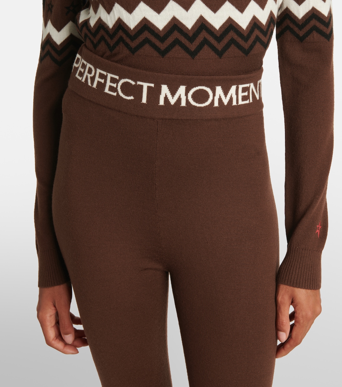 Ski-Leggings Nordic aus Wolle | Perfect Moment