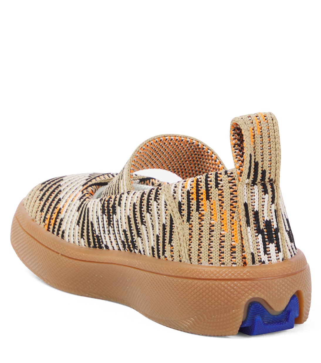 Burberry Check knitted Mary Jane flats | Burberry Kids