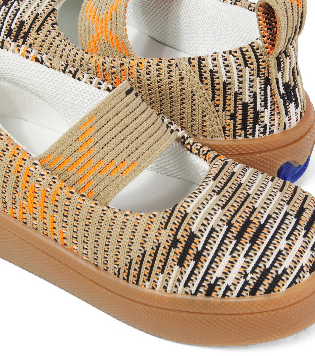 Burberry Check knitted Mary Jane flats | Burberry Kids