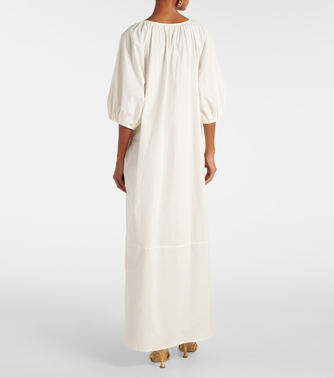 Robe longue Solid en coton | Adriana Degreas