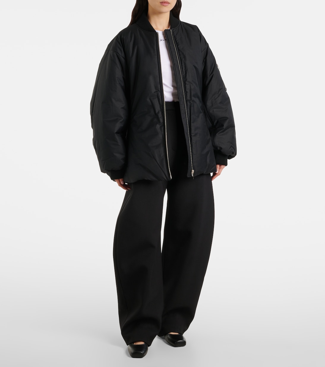 Studded leather Mary Jane flats | Alaïa