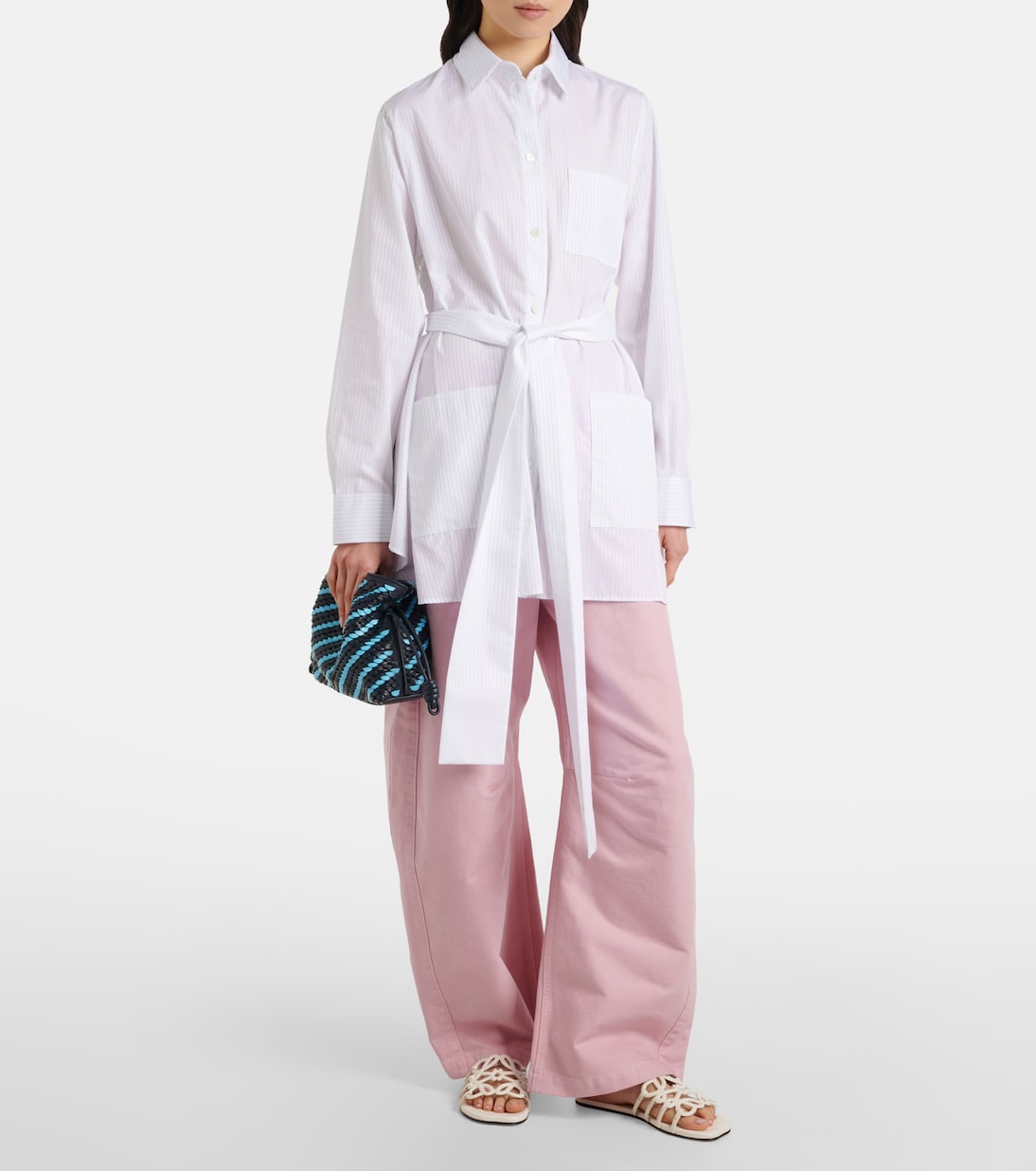 Petal Anagram leather slides | Loewe