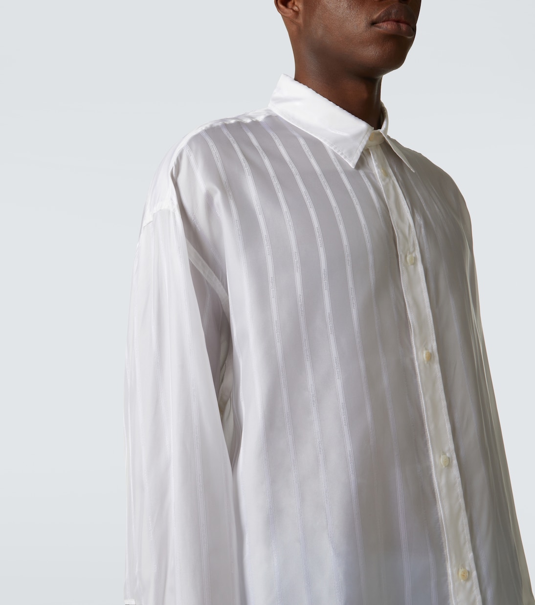 Camicia in jacquard a righe | Acne Studios