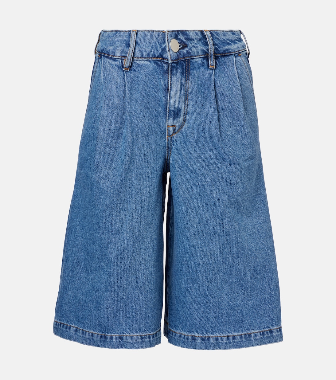 Shorts di jeans a gamba larga Gran Canaria a vita alta | AG Jeans