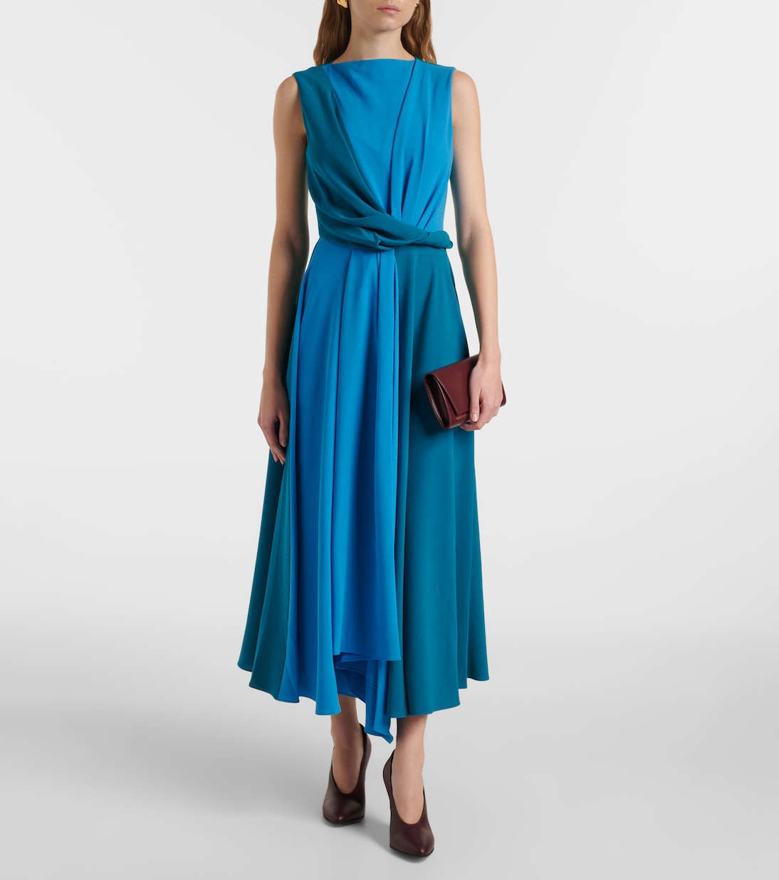 Robe midi Parsa en crêpe | Roksanda