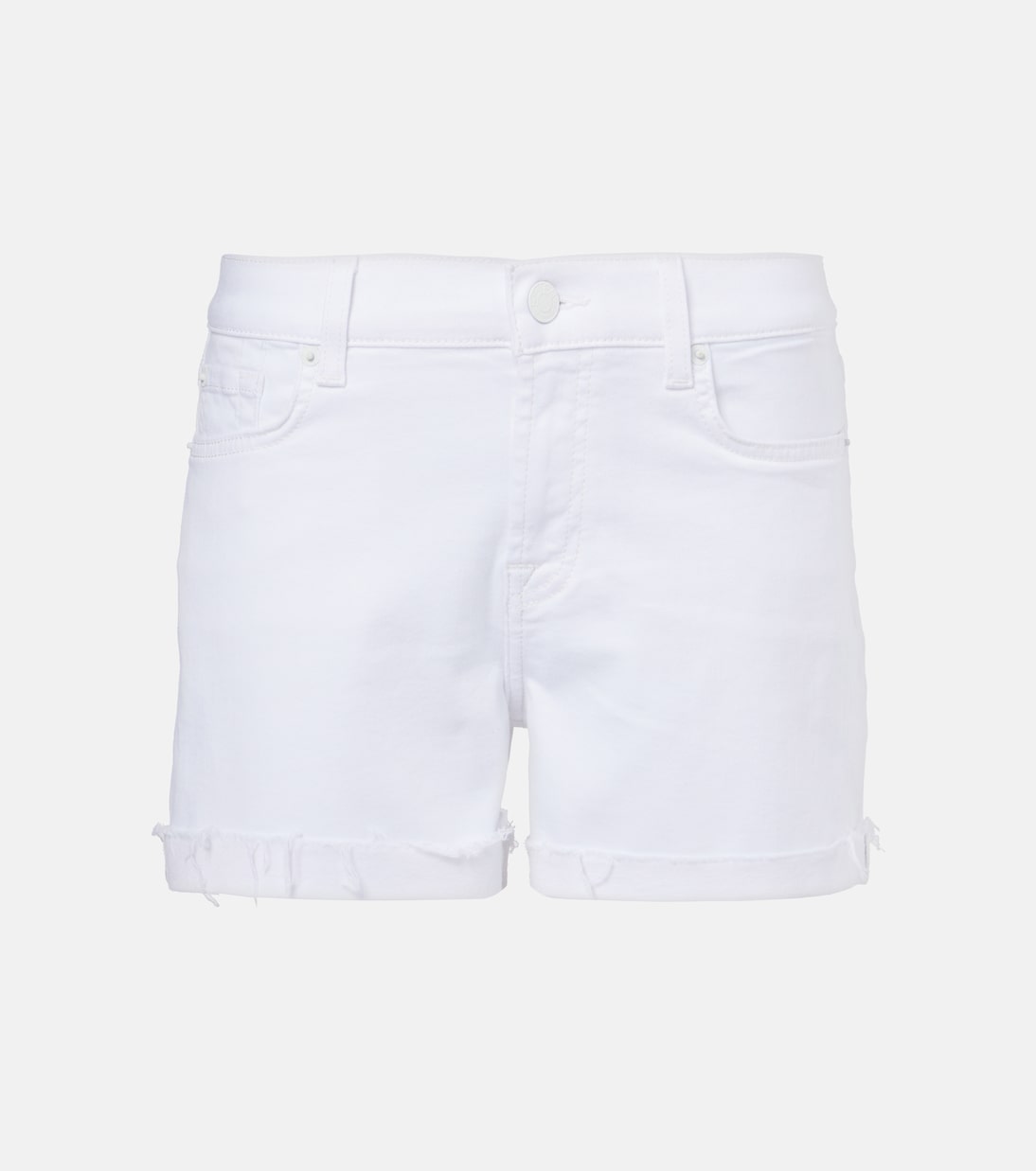 Mid-Rise Shorts aus einem Baumwollgemisch | 7 For All Mankind