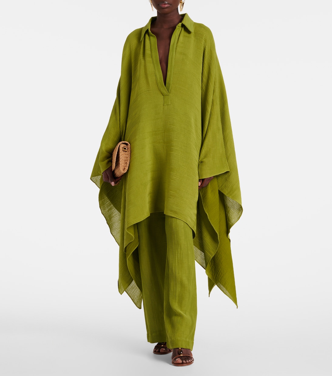 Guadalupe pleated kaftan | Taller Marmo