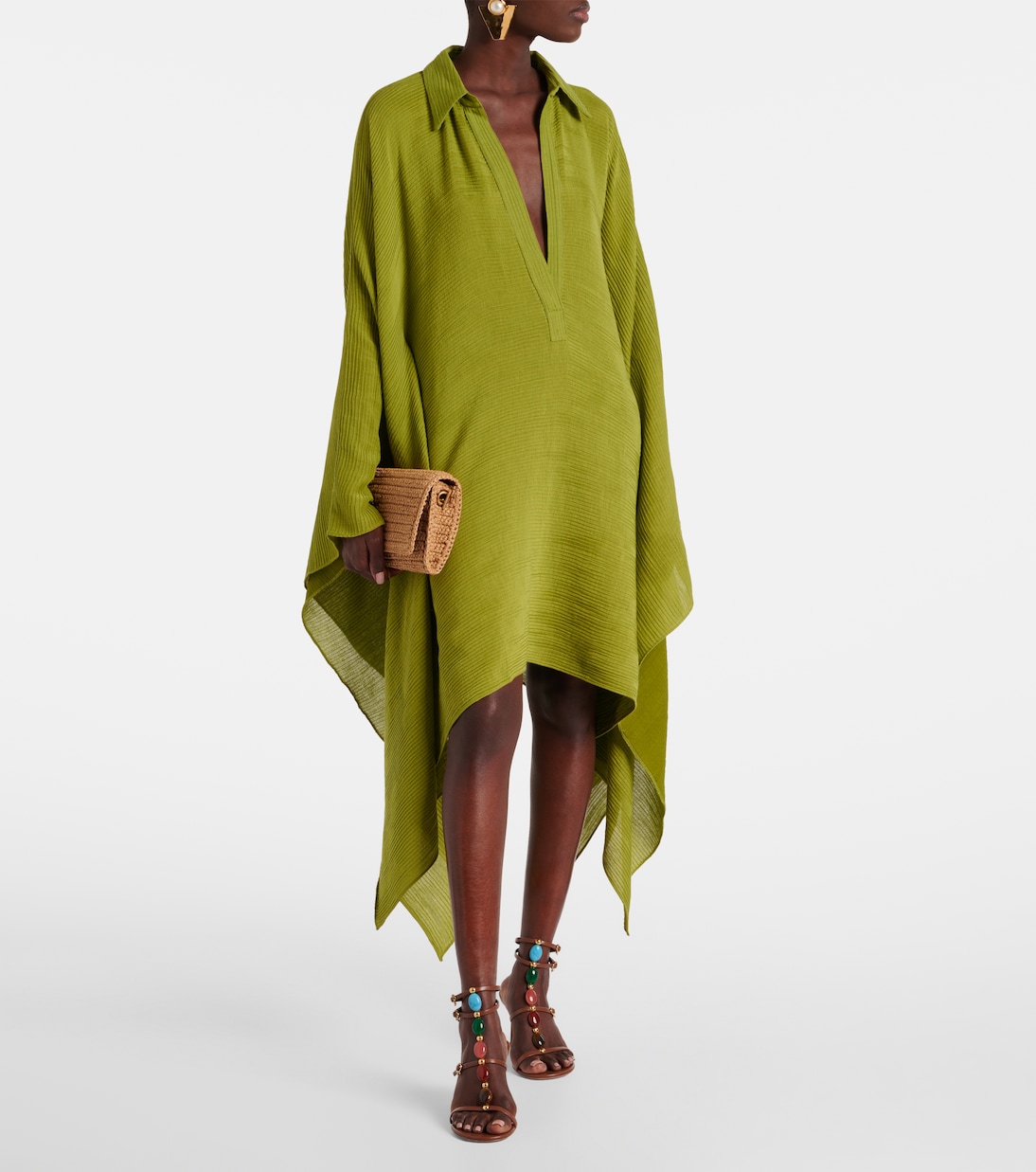 Guadalupe pleated kaftan | Taller Marmo