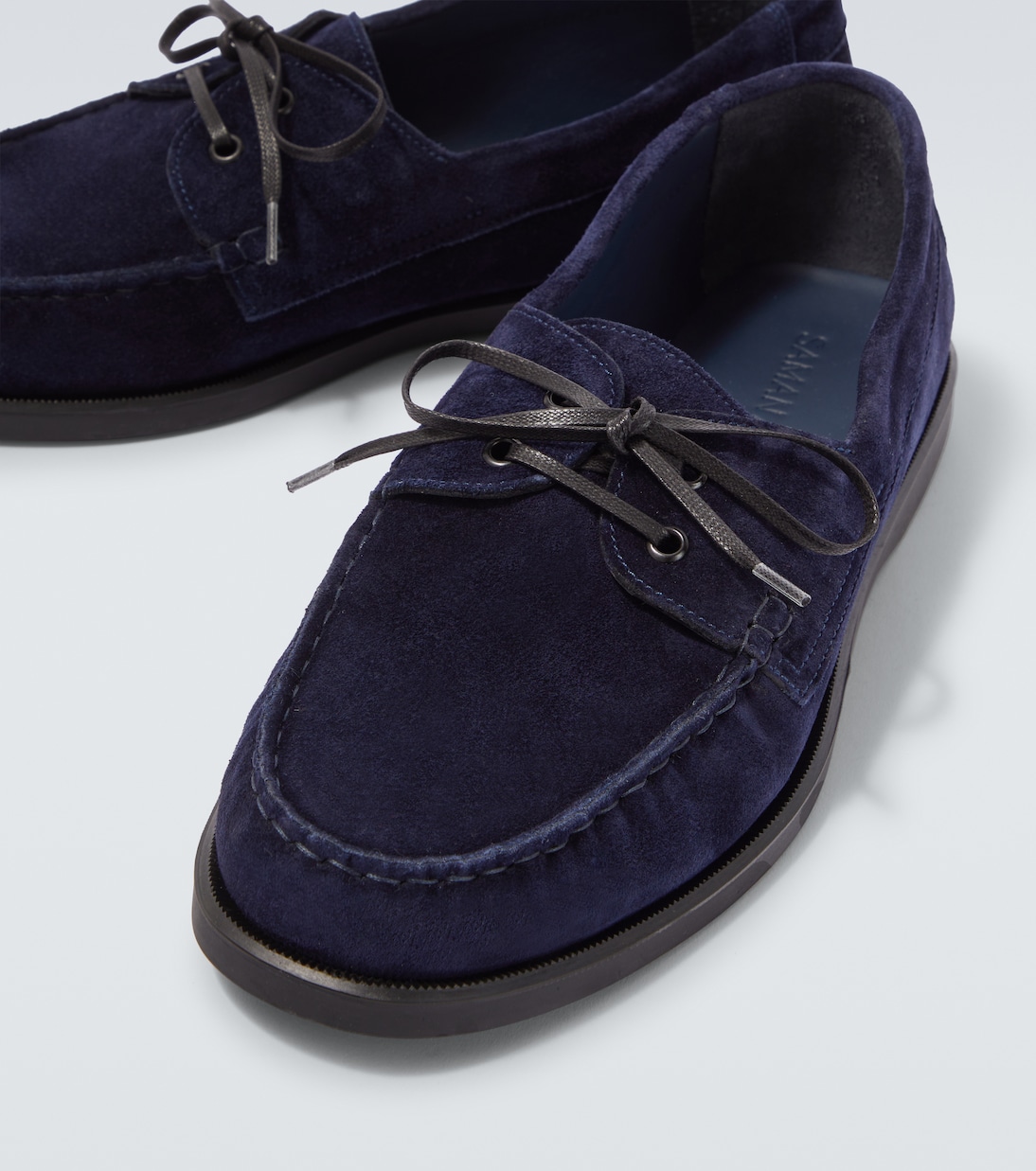 Chaussures bateau City Moc en daim | Saman Amel