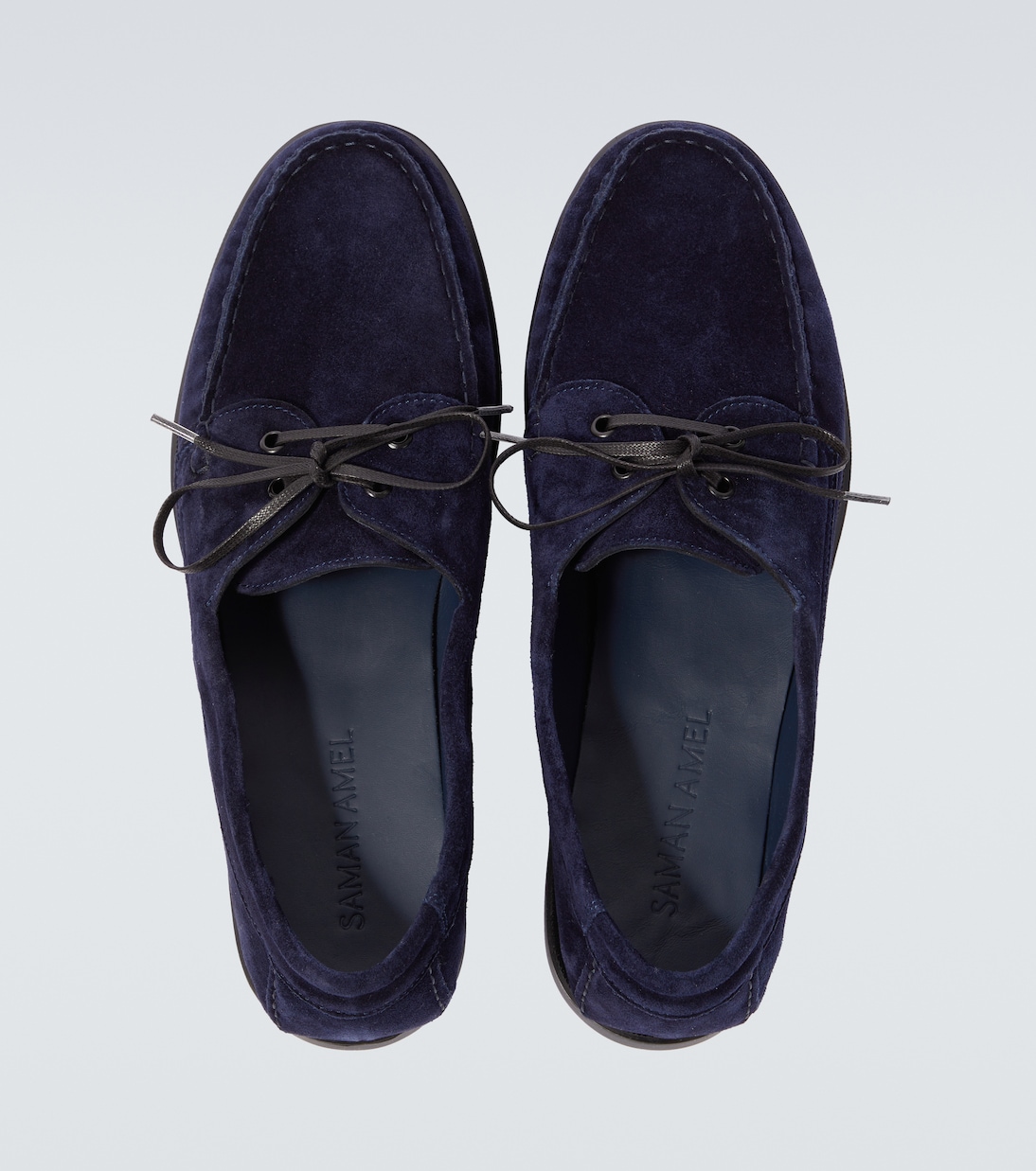 Chaussures bateau City Moc en daim | Saman Amel