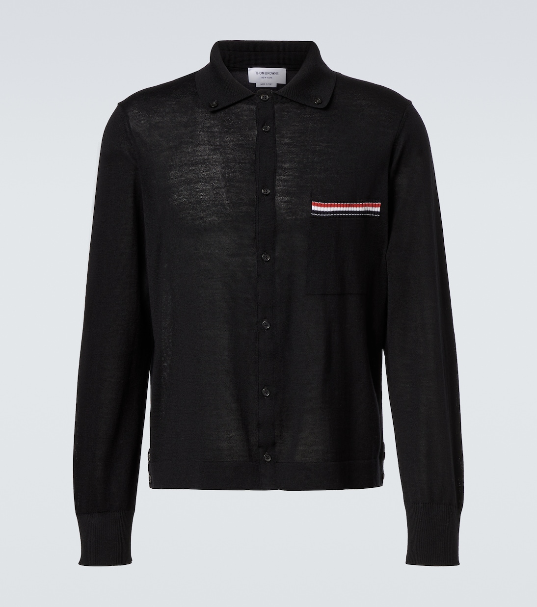 RWB Stripe virgin wool cardigan | Thom Browne