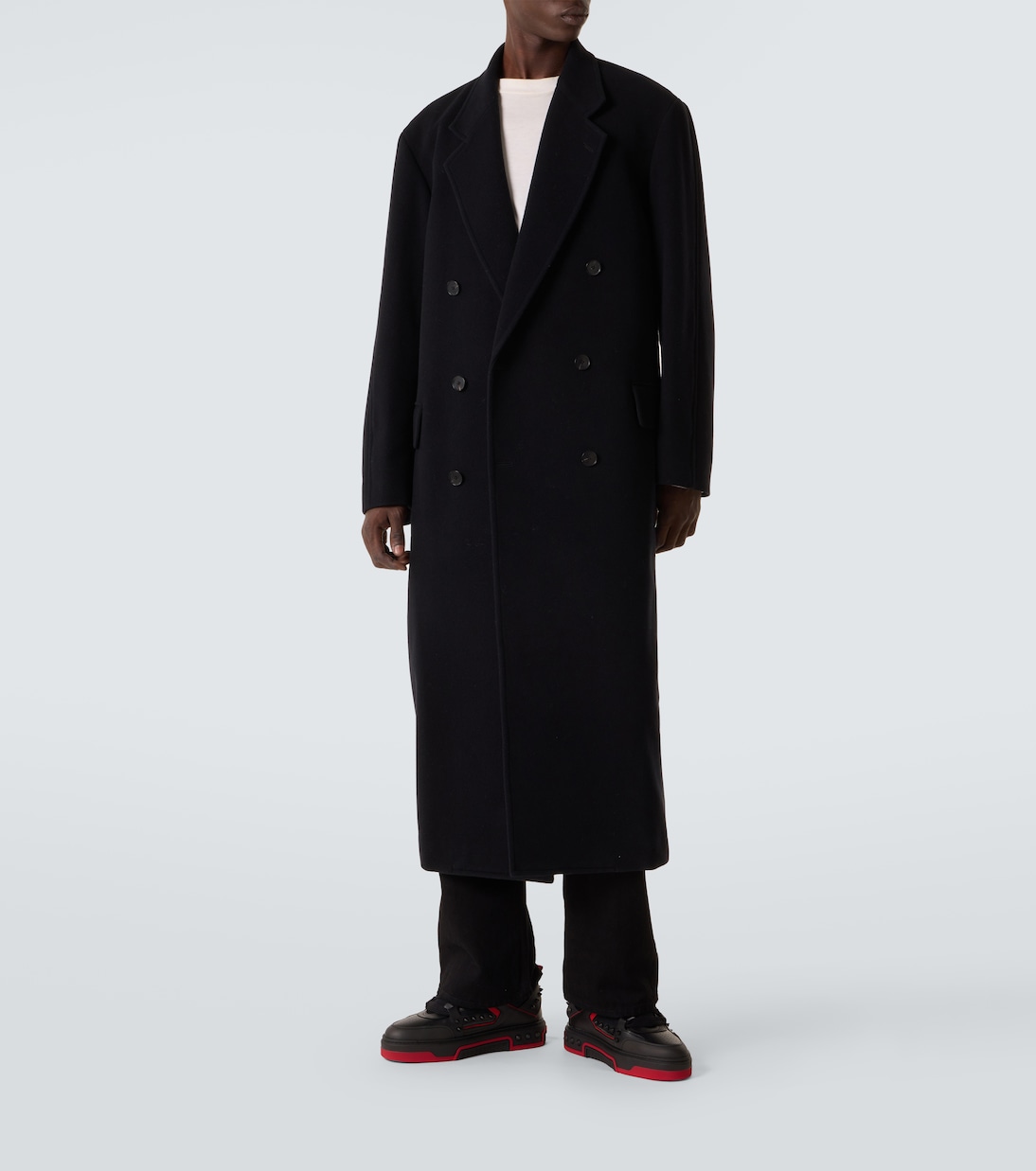 Astroskate spiked leather-trimmed sneakers | Christian Louboutin