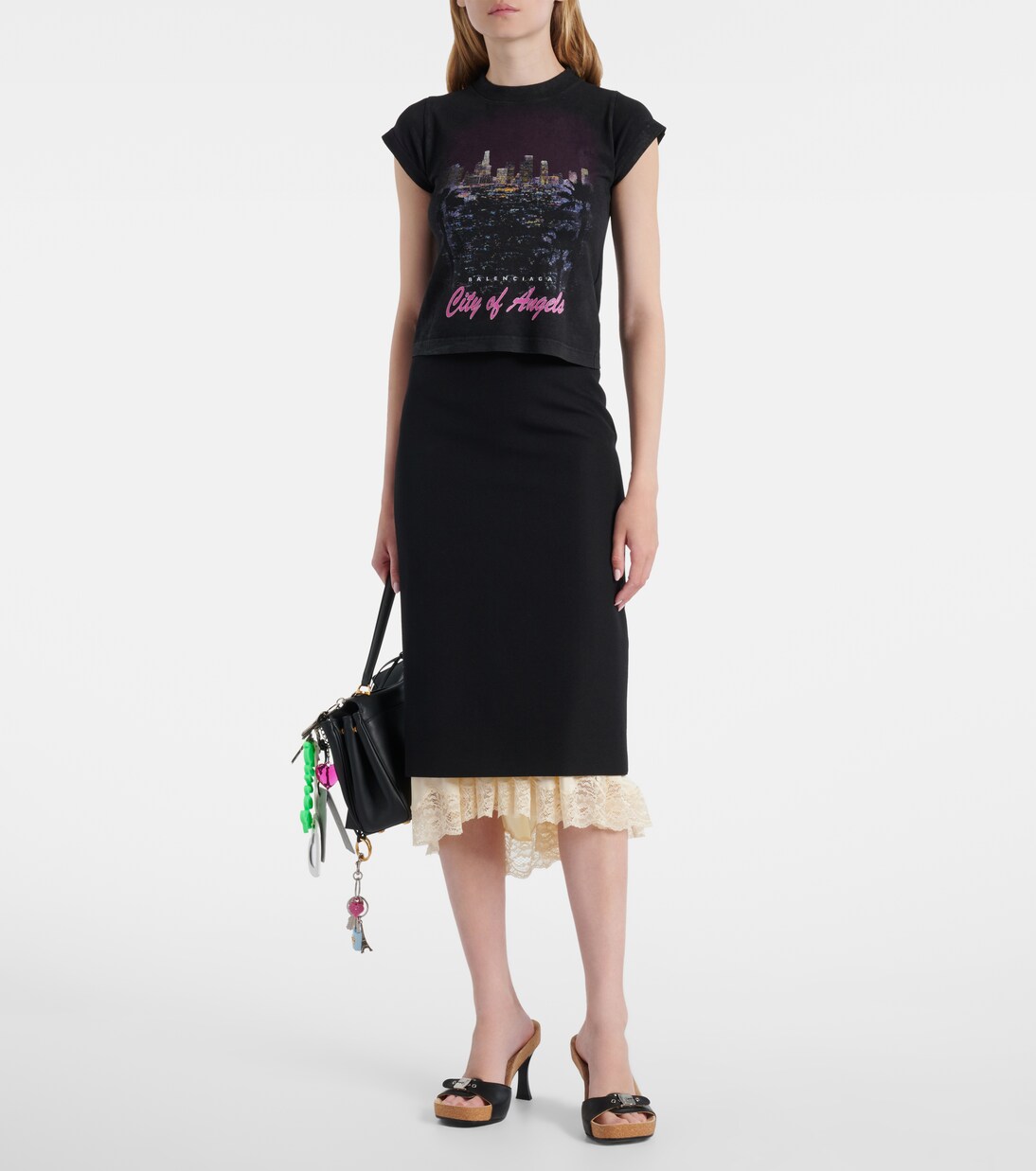 x Scholl 80 leather mules | Balenciaga