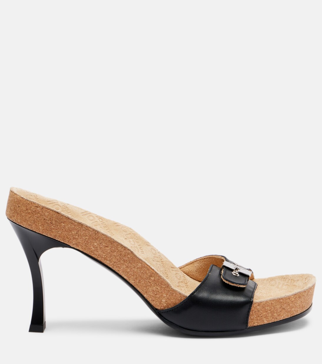 x Scholl 80 leather mules | Balenciaga