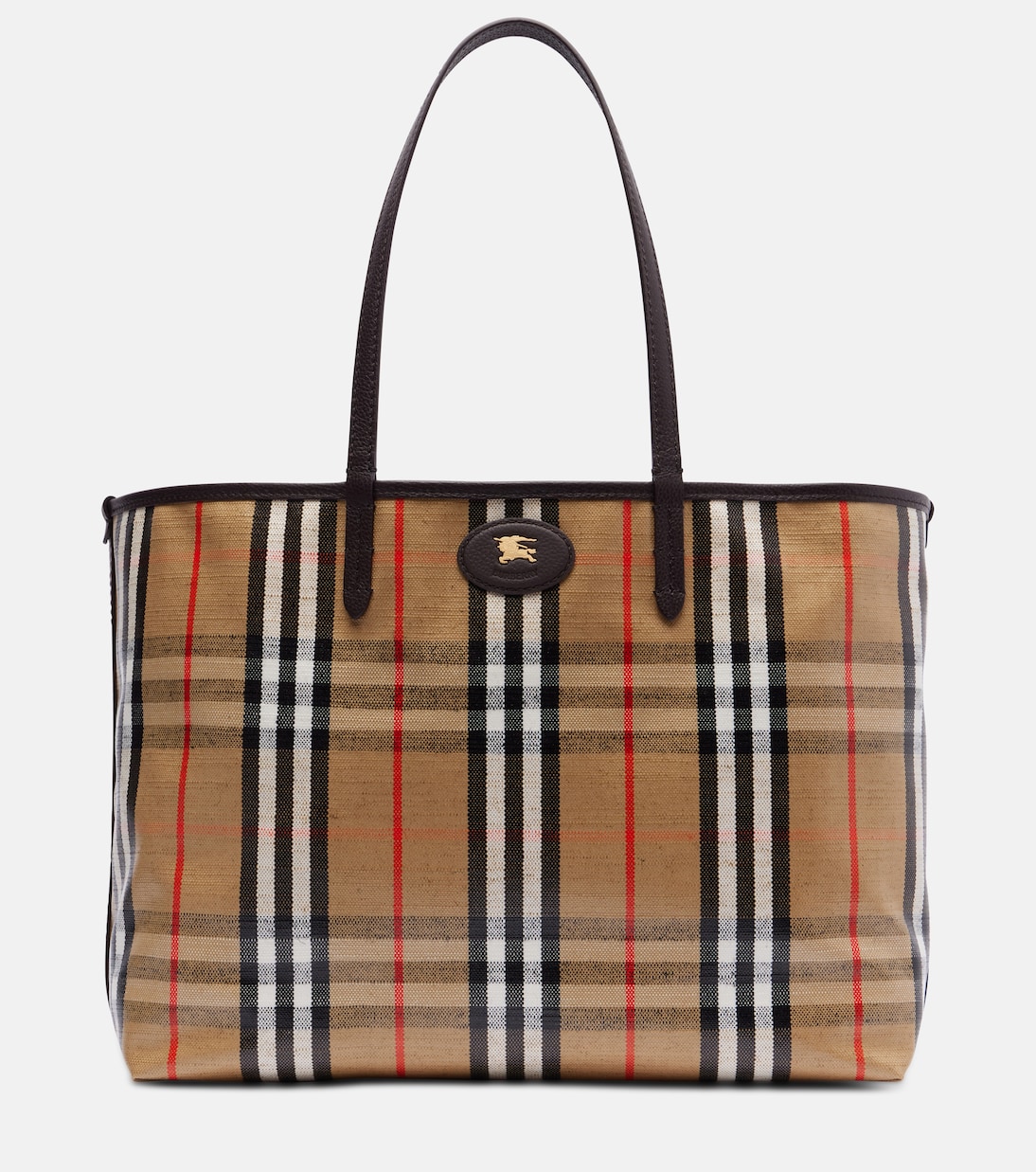 Highlands Medium jacquard tote bag | Burberry