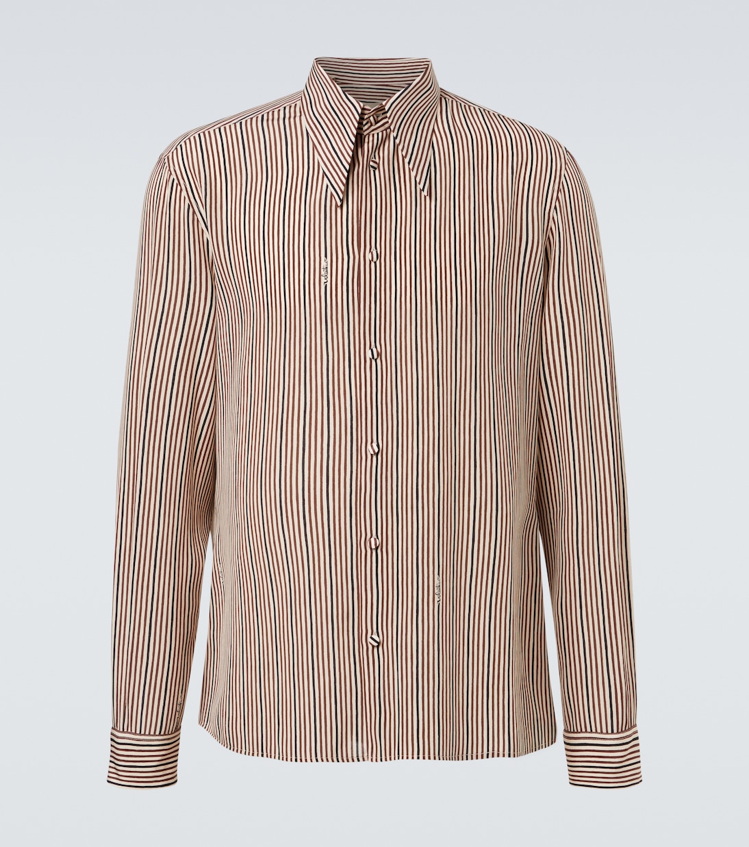 Striped silk shirt | Valentino