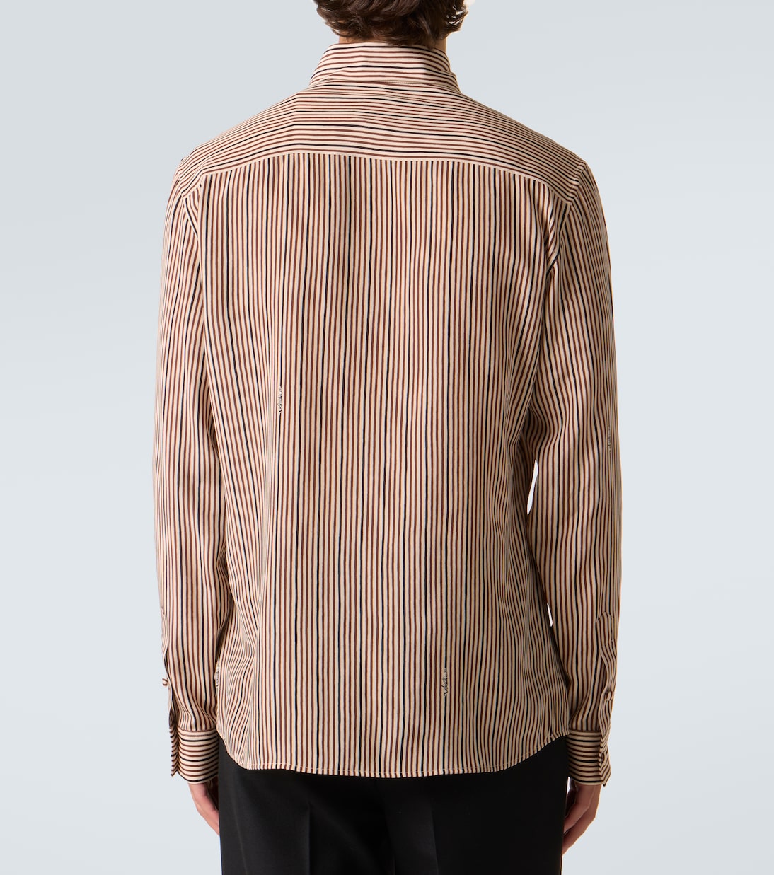 Striped silk shirt | Valentino