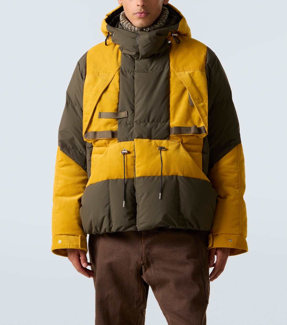 Colorblock down jacket | Sacai