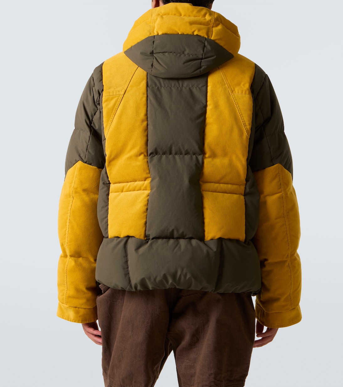 Colorblock down jacket | Sacai