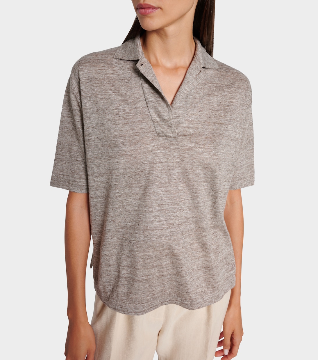 Polohemd Gargano aus Leinen | Loro Piana