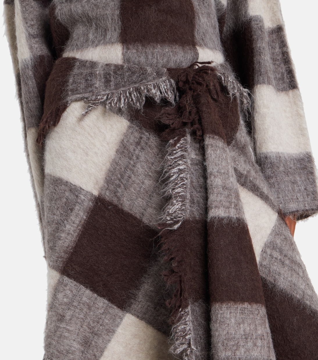 Kai checked alpaca and wool-blend miniskirt | Proenza Schouler