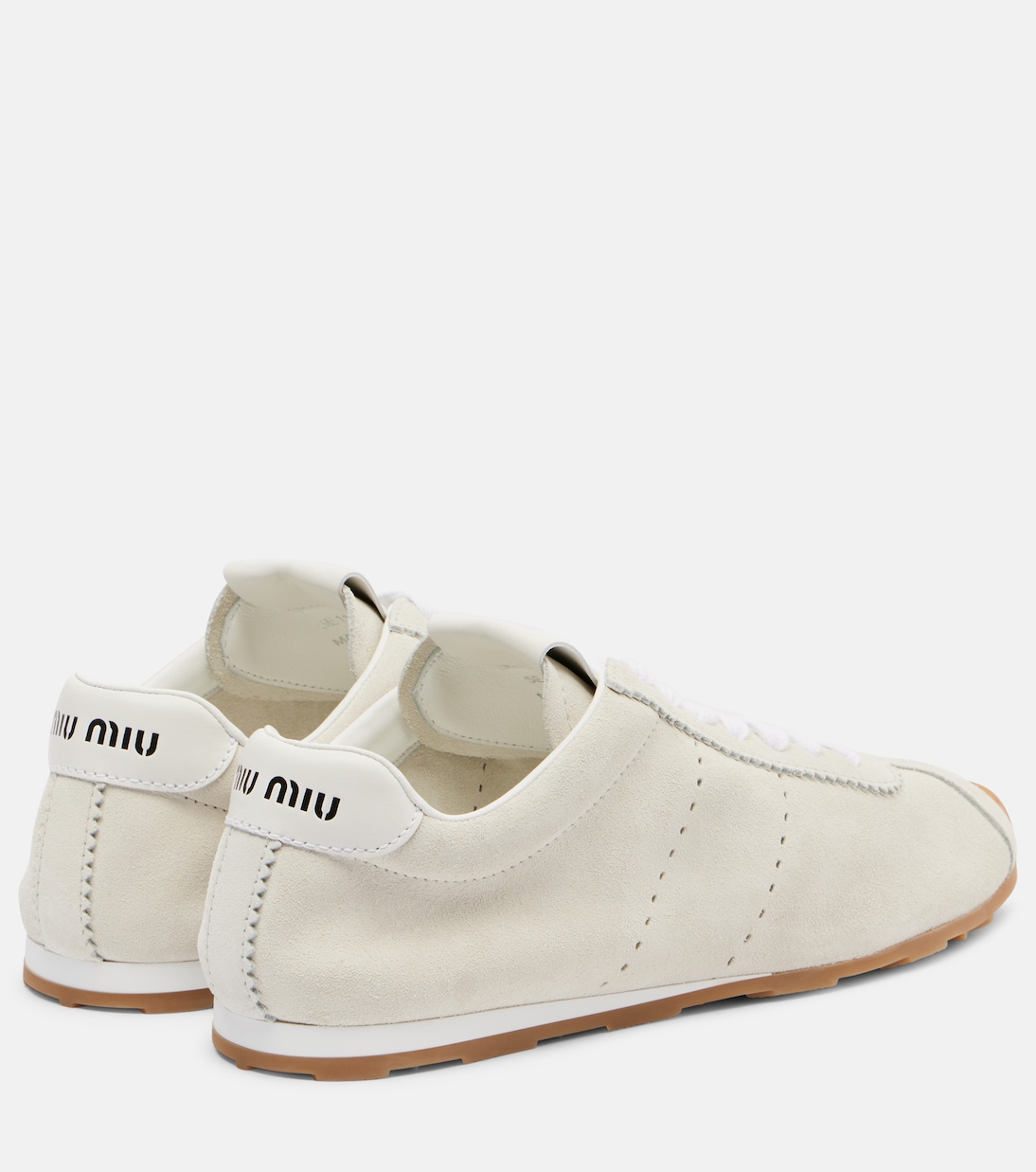 Sneakers Plume aus Veloursleder | Miu Miu