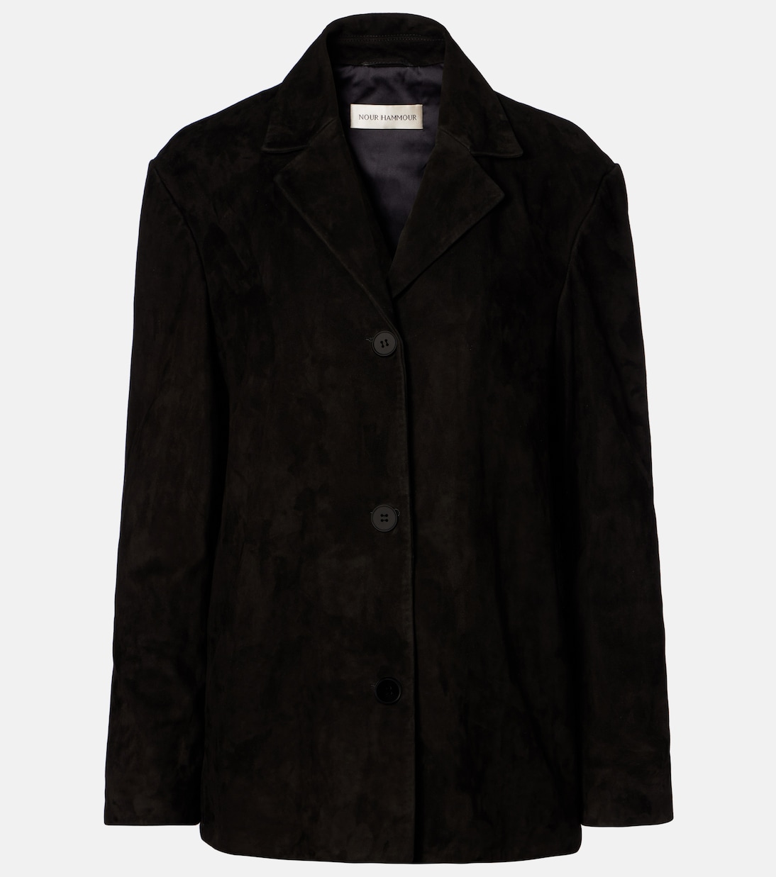 Blazer Opus aus Veloursleder | Nour Hammour