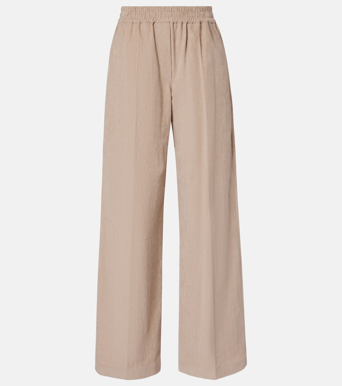 Cotton corduroy wide-leg pants | Brunello Cucinelli