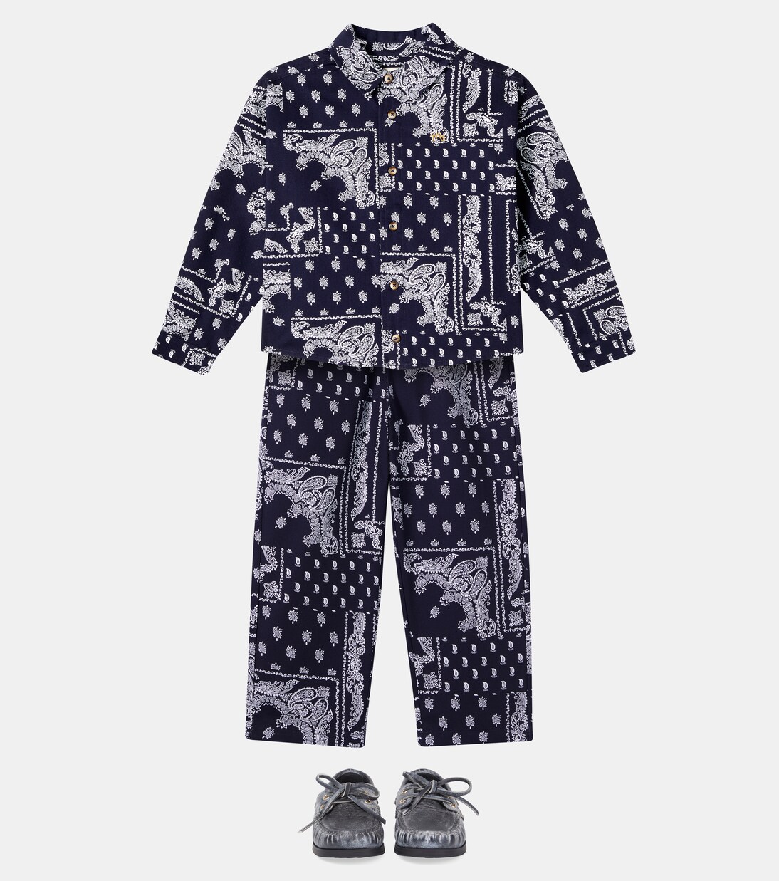 Luis bandana cotton flannel shirt | The New Society