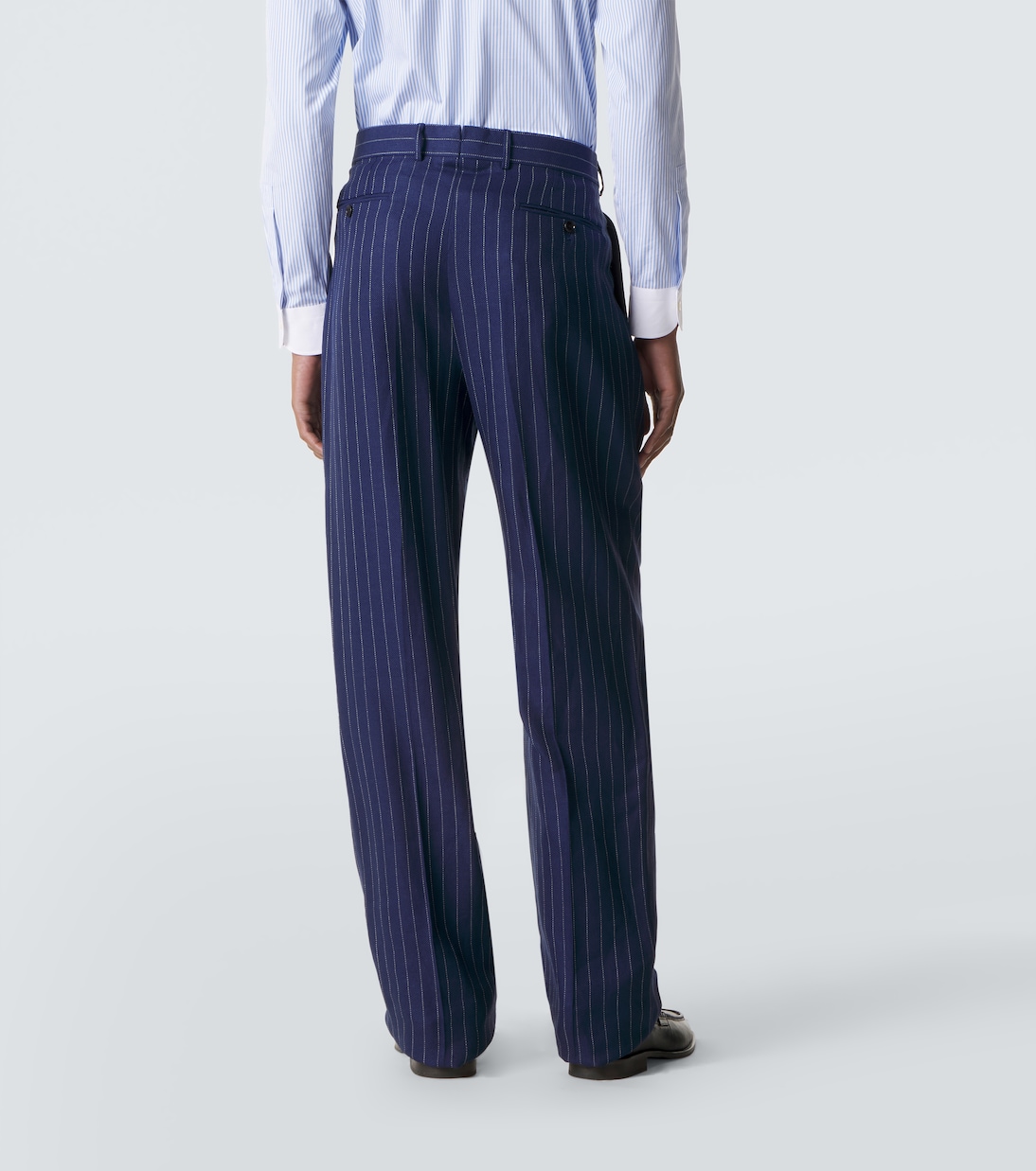 Wool, linen, and silk straight pants | Tom Ford
