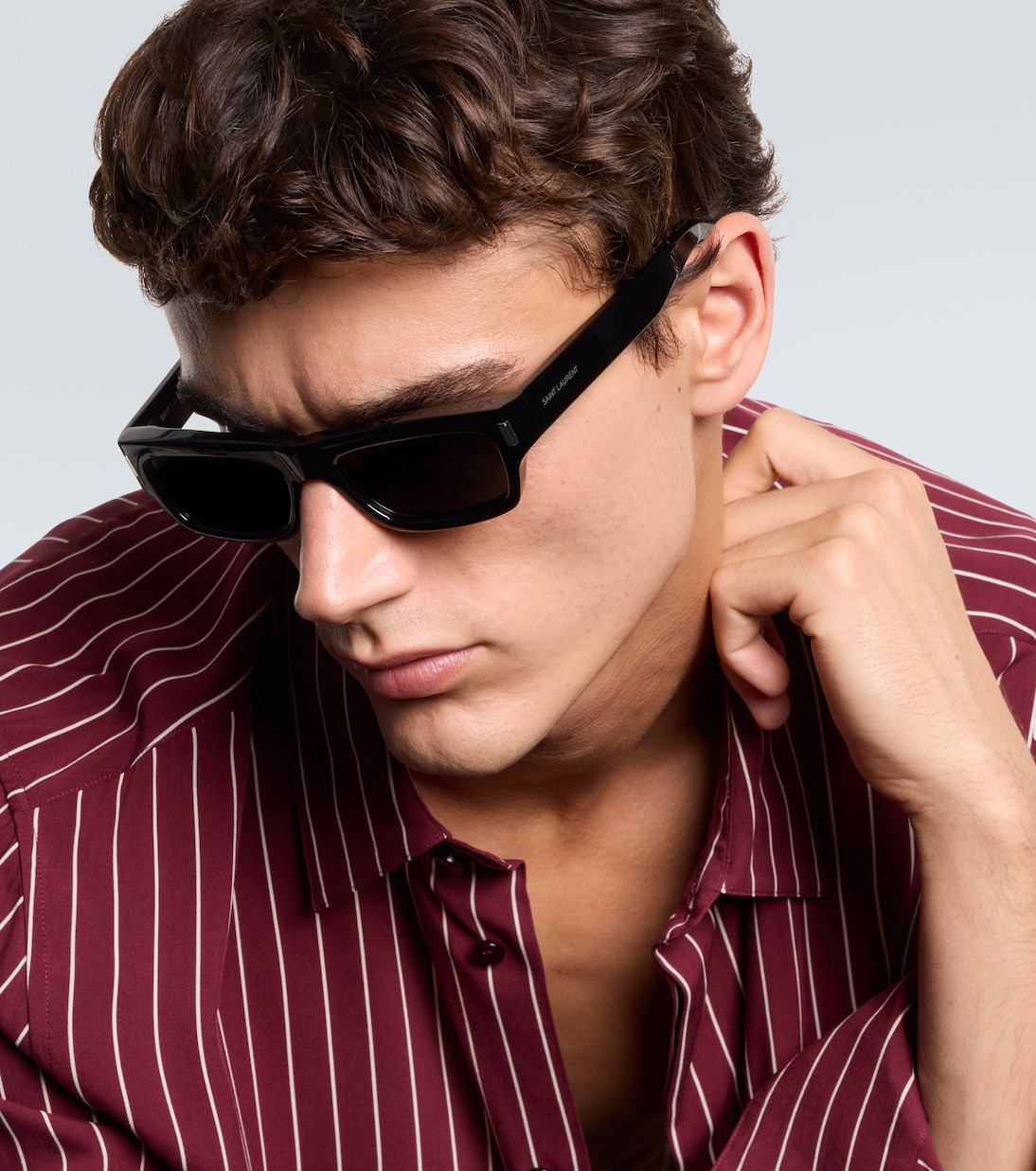 SL 837 rectangular sunglasses | Saint Laurent