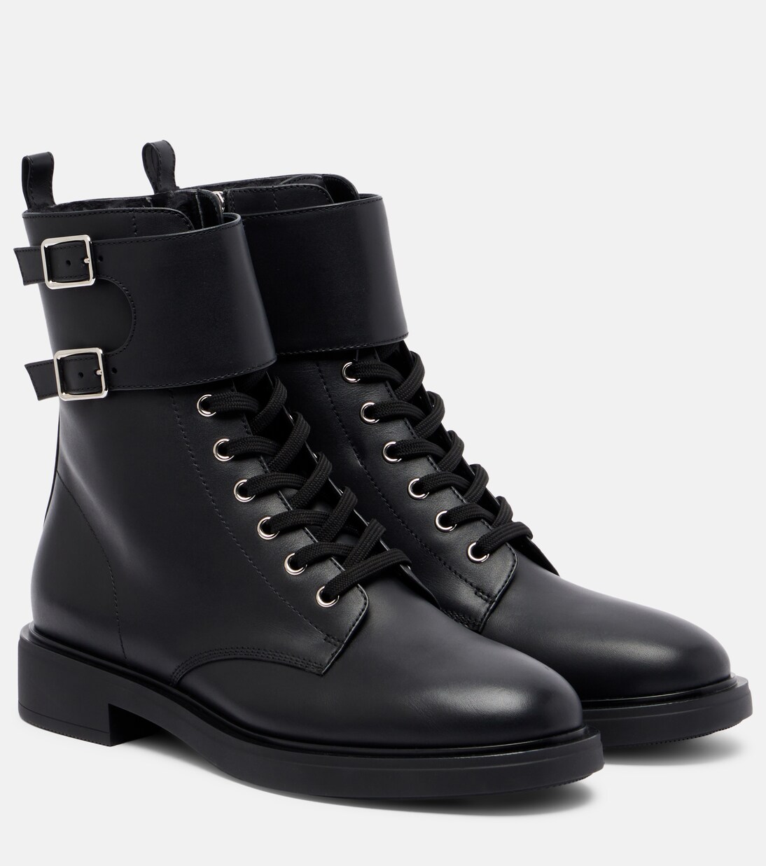 Ripley leather combat boots | Gianvito Rossi