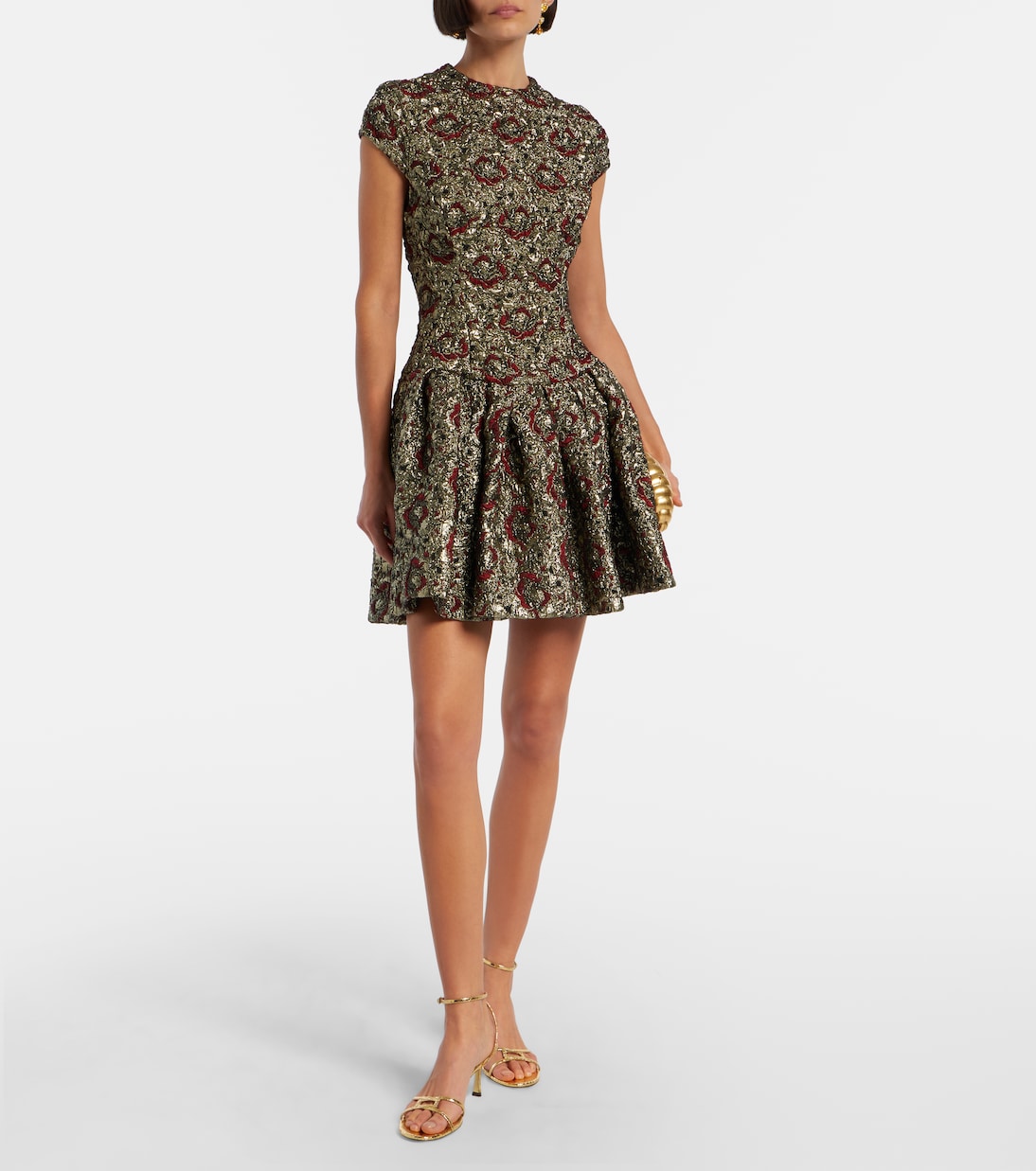 Abito corto Elowen in jacquard | Simkhai