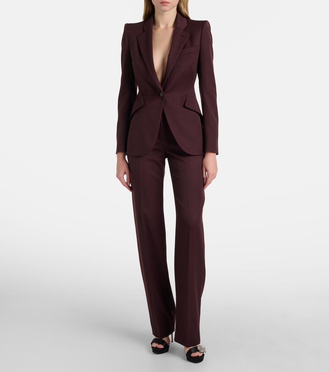 Gerade Hose aus Wolle | McQueen