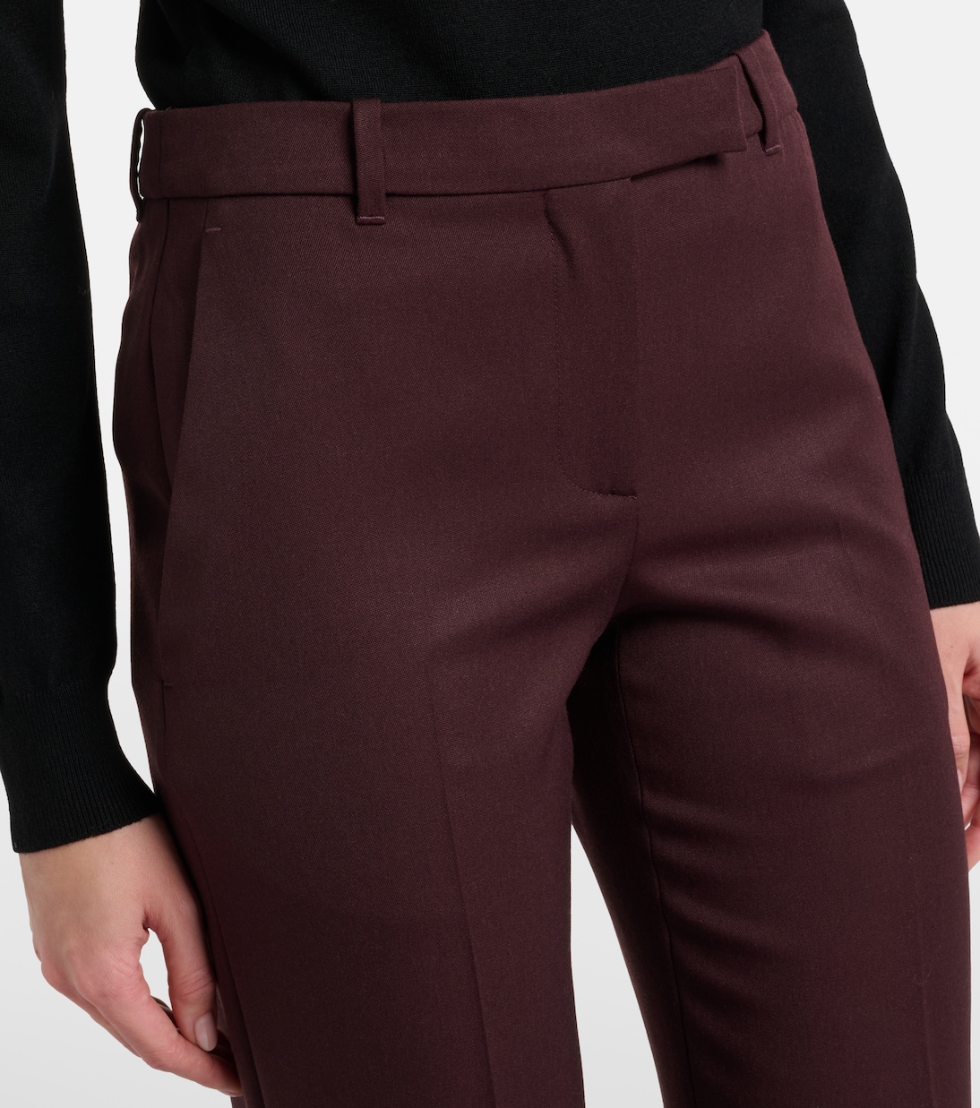 Gerade Hose aus Wolle | McQueen